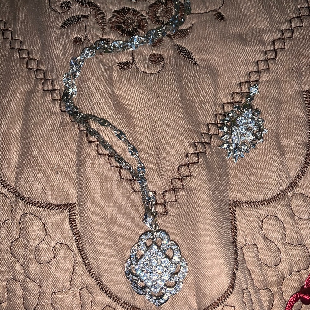 Necklace and pendant bundle.